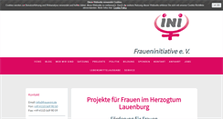 Desktop Screenshot of frauenini.de